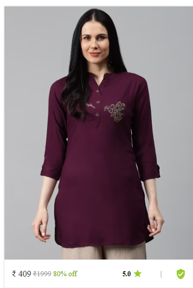 Kartier short kurtis for women thrissur kerala photo 13