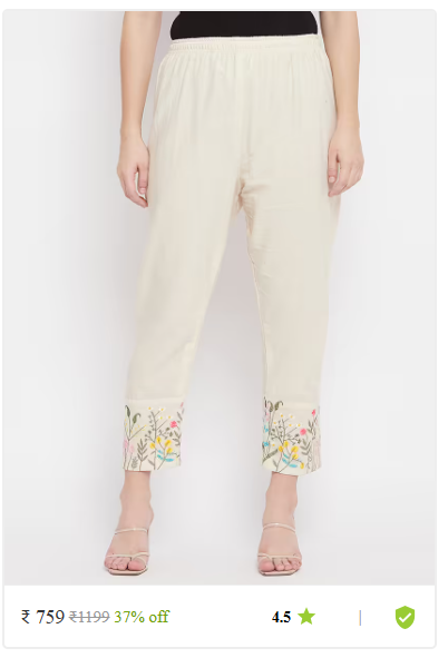 Kartier shop online high rise tapered pants women photo 03
