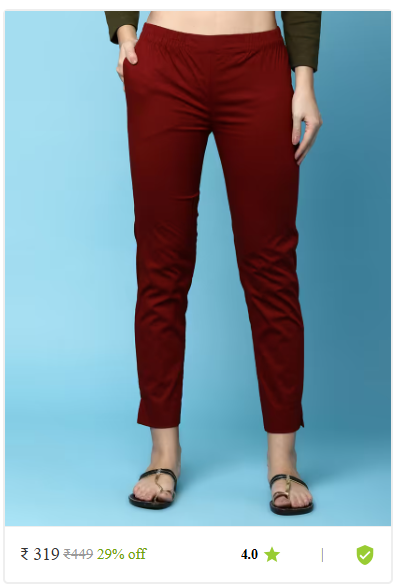 Kartier shop online high rise tapered pants women photo 04