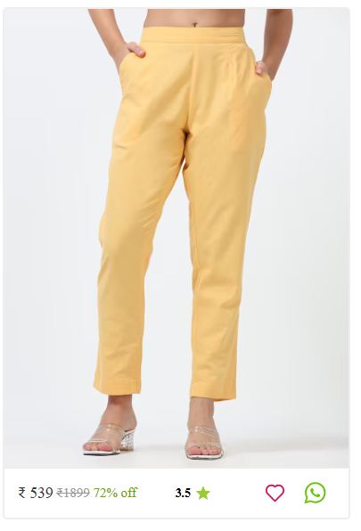 Kartier shop online high rise tapered pants women photo 13