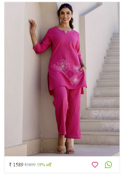 Kartier ethnic co ord sets women thrissur kerala photo 25