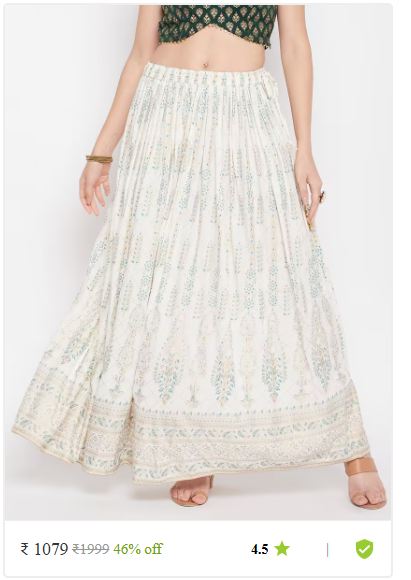 Kartier designer ethnic skirts women thrissur kerala photo 06