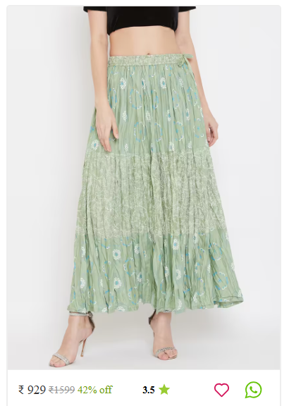 Kartier designer ethnic skirts women thrissur kerala photo 08