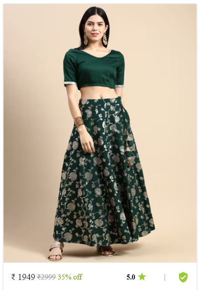 Kartier designer ethnic skirts women thrissur kerala photo 10