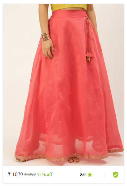 Kartier designer ethnic skirts women thrissur kerala photo 11