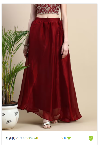 Kartier designer ethnic skirts women thrissur kerala photo 14