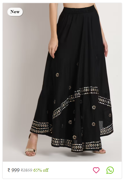 Kartier designer ethnic skirts women thrissur kerala photo 17