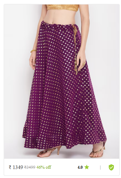 Kartier designer ethnic skirts women thrissur kerala photo 19