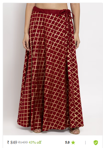 Kartier designer ethnic skirts women thrissur kerala photo 21