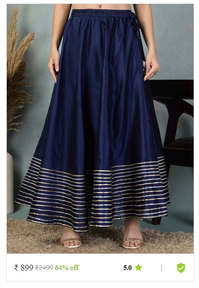 Kartier designer ethnic skirts women thrissur kerala photo 22