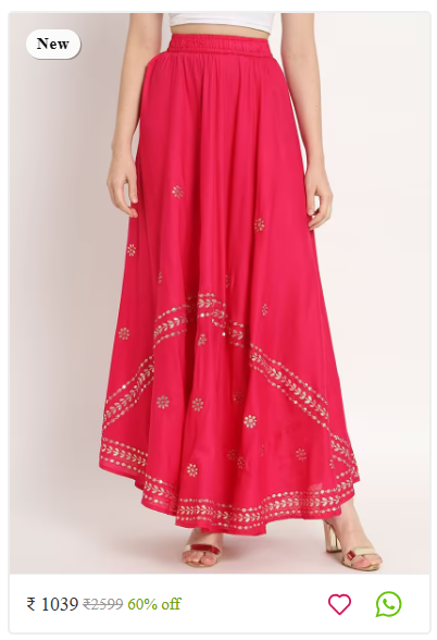 Kartier designer ethnic skirts women thrissur kerala photo 26