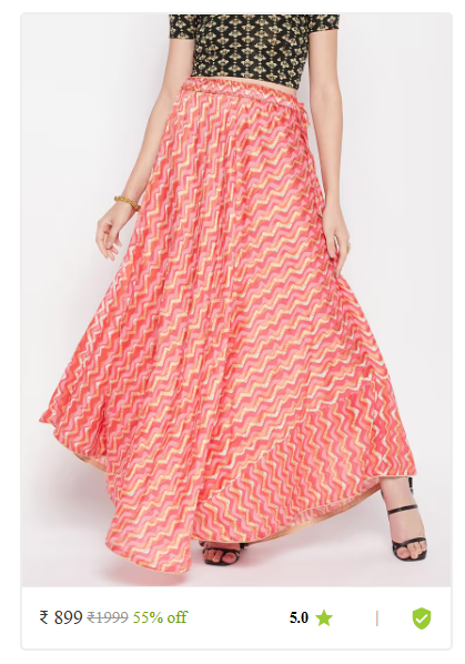 Kartier designer ethnic skirts women thrissur kerala photo 02